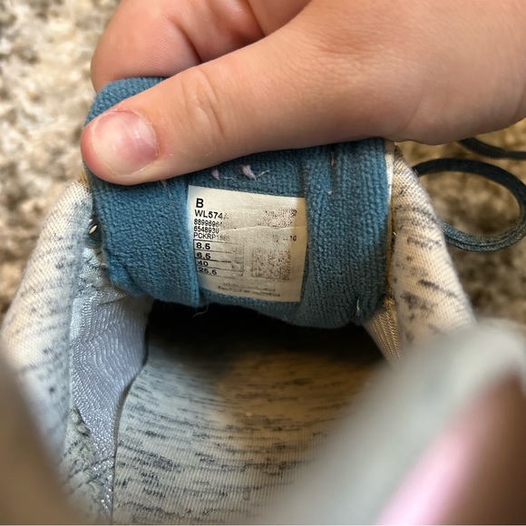 NEW BALANCE 574 WOMENS BLUE - Picture 4 of 5